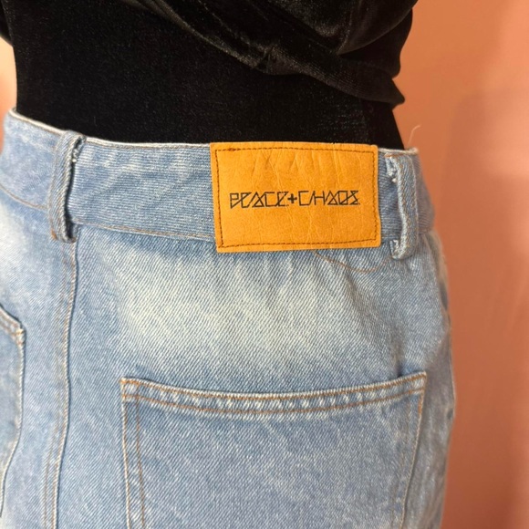Peace + Chaos Mini Skirt Small - Picture 4 of 5